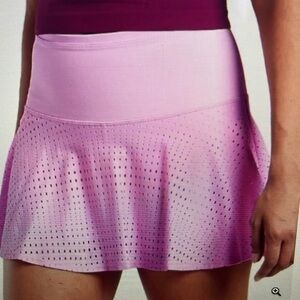Athleta Pink Perforated Active Skort- size small